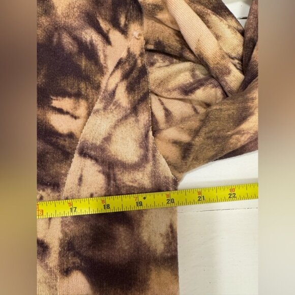 Zac & Rachel women’s brown tie dye oversized top with balloon sleeve size smalll - Picture 10 of 13